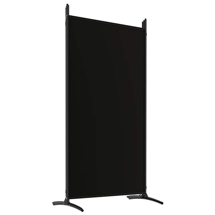 Paravan de cameră cu 6 panouri, negru, 520x180 cm, textil - WALTI WALTI