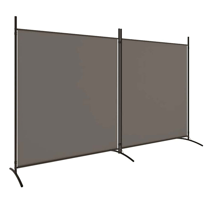 Paravan de cameră cu 2 panouri, antracit, 348x180 cm - WALTI WALTI