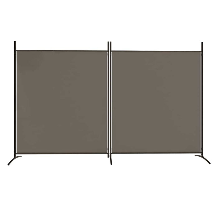 Paravan de cameră cu 2 panouri, antracit, 348x180 cm - WALTI WALTI