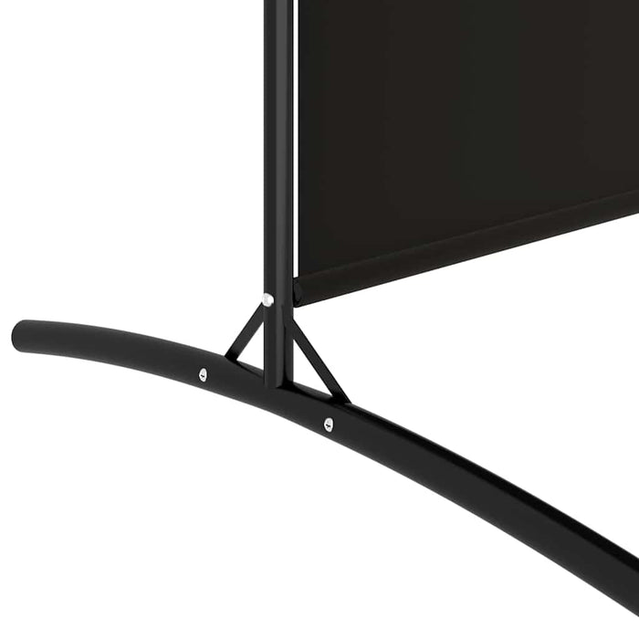 Paravan de cameră cu 2 panouri, negru, 348x180 cm, textil - WALTI WALTI
