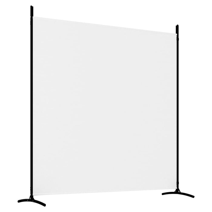 Paravan de cameră cu 3 panouri, alb, 525x180 cm, textil WALTI