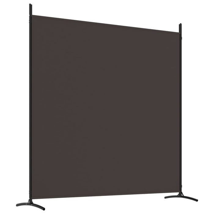 Paravan de cameră cu 3 panouri, maro, 525x180 cm, textil - WALTI WALTI