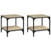 Mese laterale 2 buc. stejar sonoma 40x40x40 cm lemn prelucrat - WALTI WALTI