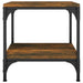 Mese laterale, 2 buc. stejar fumuriu 40x40x40 cm lemn prelucrat - WALTI WALTI