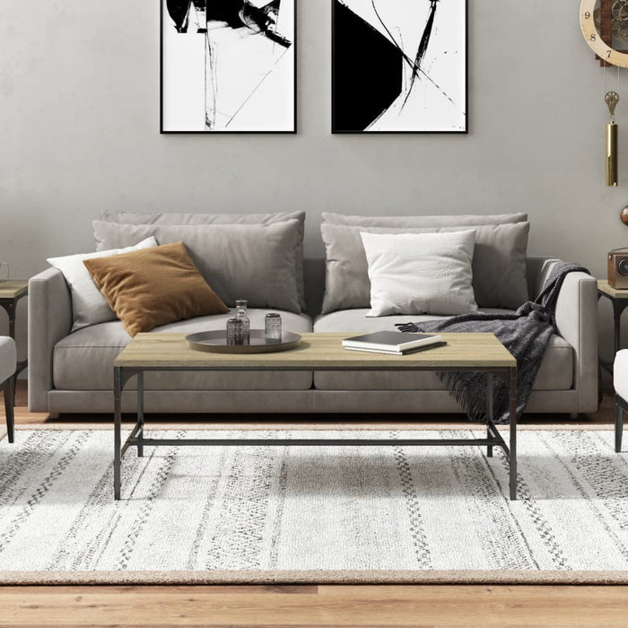 Măsuță de cafea, stejar sonoma, 100x50x35 cm, lemn prelucrat - WALTI WALTI