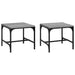Mese laterale 2 buc. gri sonoma 40x40x35 cm lemn prelucrat - WALTI WALTI