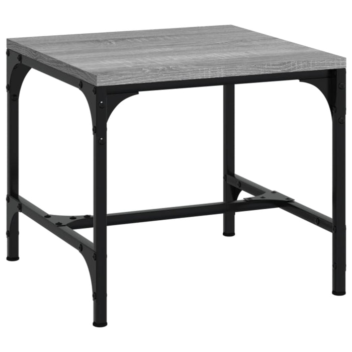 Mese laterale 2 buc. gri sonoma 40x40x35 cm lemn prelucrat - WALTI WALTI