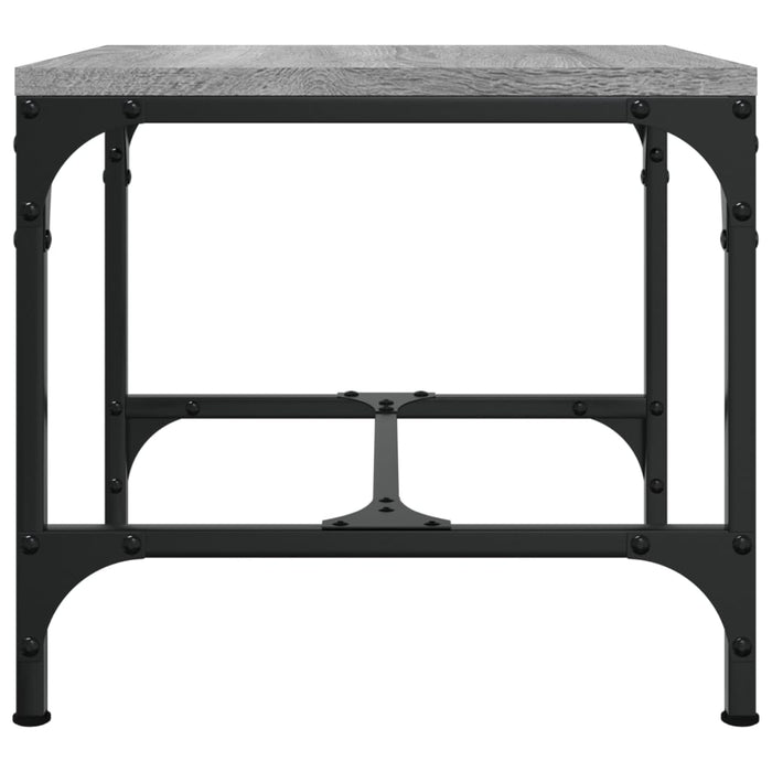 Mese laterale 2 buc. gri sonoma 40x40x35 cm lemn prelucrat - WALTI WALTI