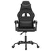 Scaun de gaming pivotant, negru, piele ecologică - WALTI WALTI