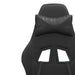 Scaun de gaming pivotant, negru, piele ecologică - WALTI WALTI