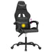 Scaun de gaming pivotant, negru, piele ecologică - WALTI WALTI