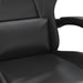 Scaun de gaming pivotant/suport picioare negru piele ecologică - WALTI WALTI