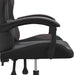 Scaun de gaming pivotant, negru și gri, piele ecologică - WALTI WALTI