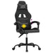 Scaun de gaming pivotant, negru, piele ecologică - WALTI WALTI