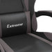 Scaun de gaming pivotant/suport picioare negru/gri piele eco - WALTI WALTI