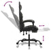 Scaun de gaming cu suport picioare negru/camuflaj piele eco - WALTI WALTI