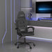 Scaun de gaming pivotant, negru, piele ecologică - WALTI WALTI
