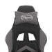 Scaun de gaming pivotant/suport picioare negru/gri piele eco - WALTI WALTI