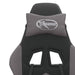 Scaun de gaming pivotant/suport picioare negru/gri piele eco - WALTI WALTI