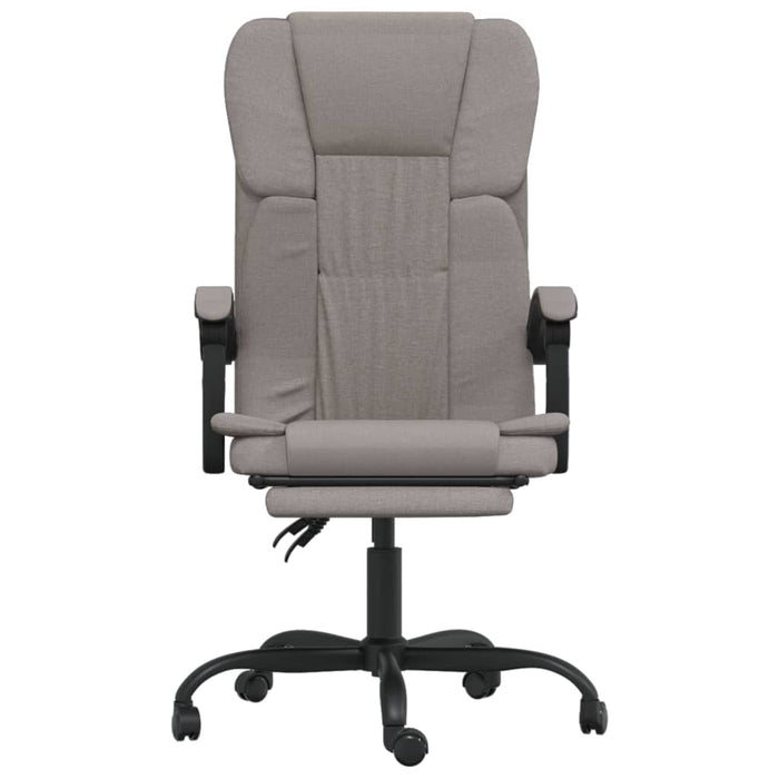 Fotoliu de birou rabatabil, gri taupe, textil - WALTI WALTI