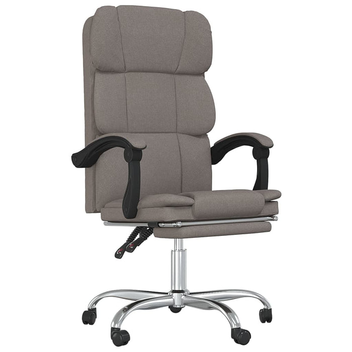 Fotoliu de birou rabatabil, gri taupe, textil - WALTI WALTI