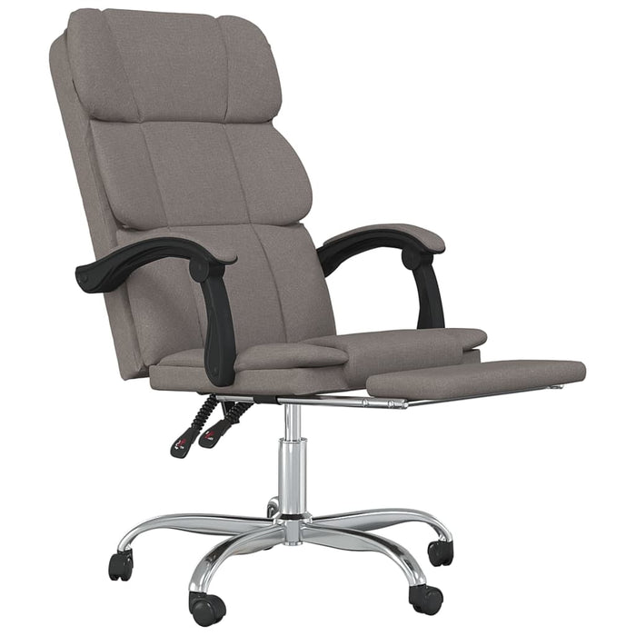 Fotoliu de birou rabatabil, gri taupe, textil - WALTI WALTI