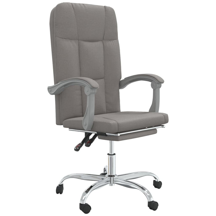 Fotoliu de birou rabatabil, gri taupe, textil - WALTI WALTI