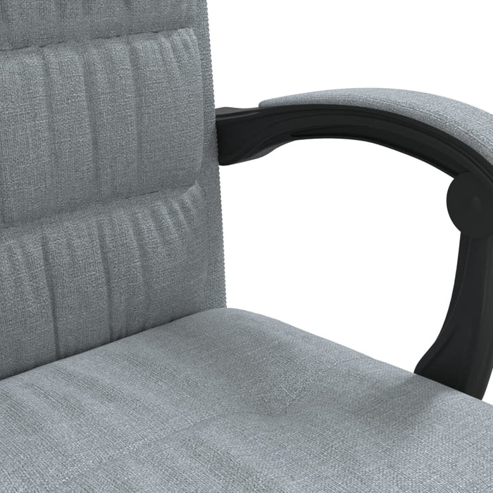 Fotoliu de birou rabatabil, gri deschis, textil - WALTI WALTI