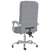 Fotoliu de birou rabatabil cu masaj, gri deschis, textil - WALTI WALTI