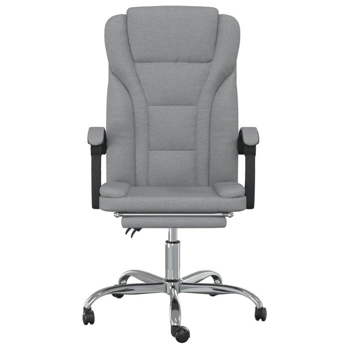 Fotoliu de birou rabatabil, gri deschis, textil - WALTI WALTI