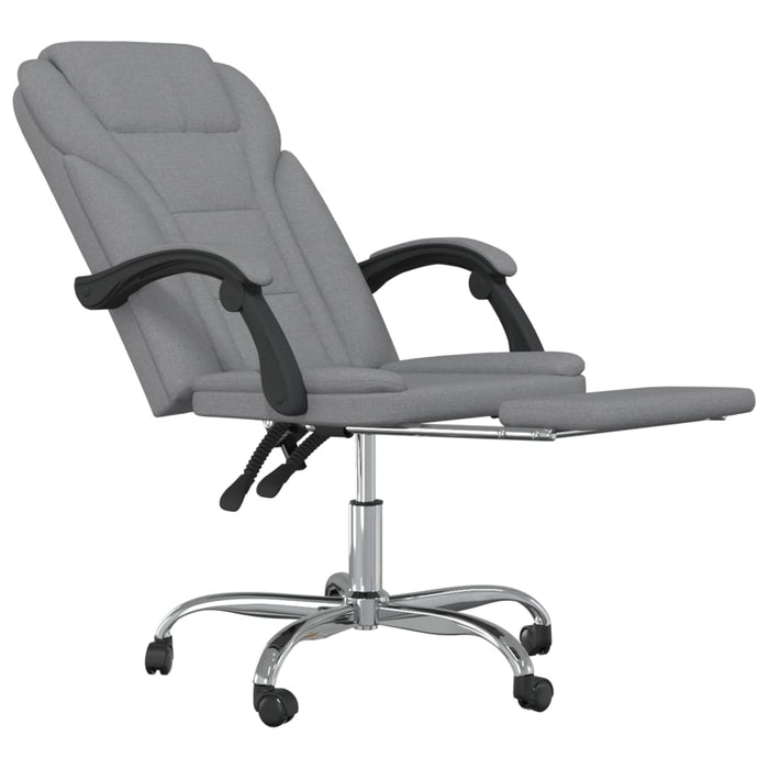 Fotoliu de birou rabatabil, gri deschis, textil - WALTI WALTI