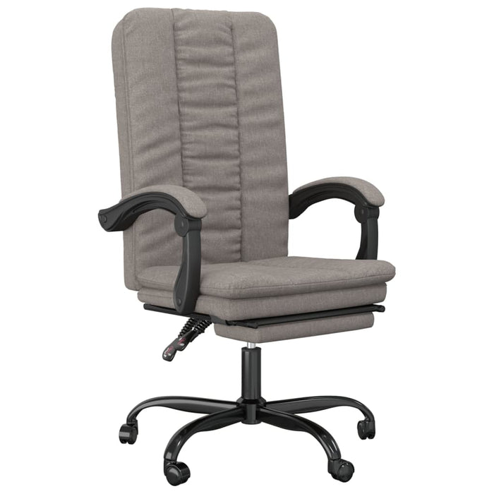 Fotoliu de birou rabatabil, gri taupe, textil - WALTI WALTI