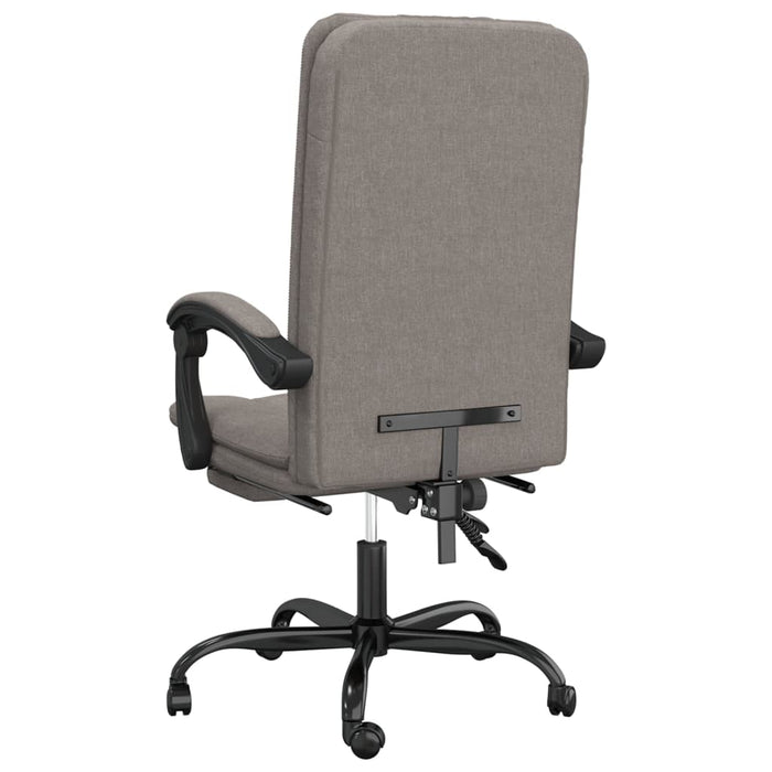 Fotoliu de birou rabatabil, gri taupe, textil - WALTI WALTI