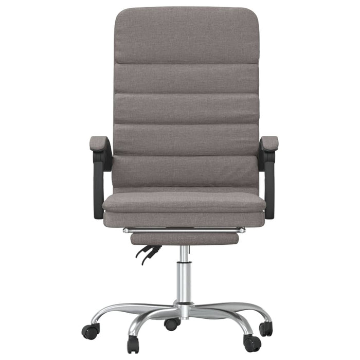 Fotoliu de birou rabatabil cu masaj, gri taupe, textil - WALTI WALTI