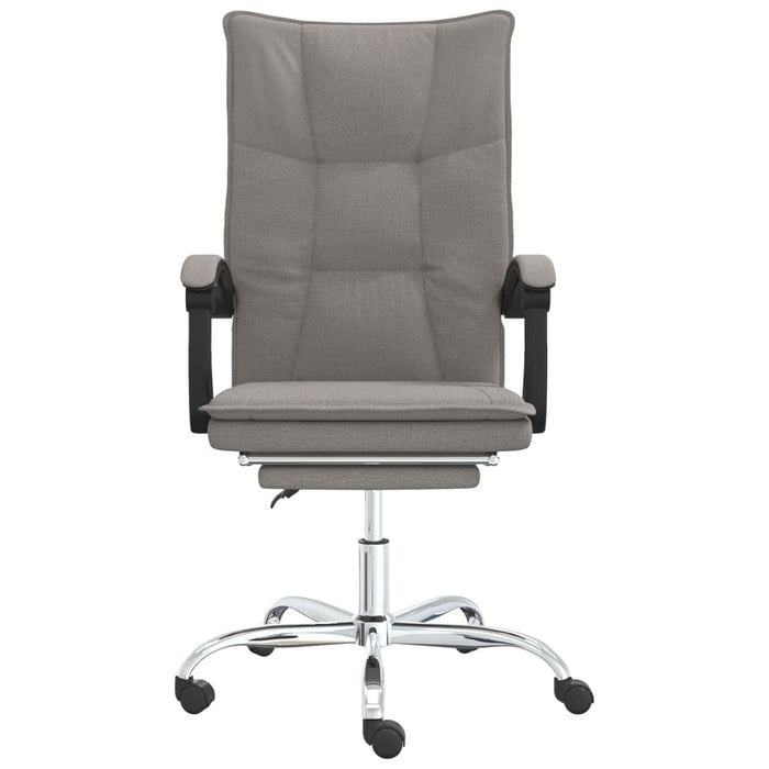 Fotoliu de birou rabatabil, gri taupe, textil - WALTI WALTI