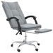 Fotoliu de birou rabatabil, gri deschis, textil - WALTI WALTI