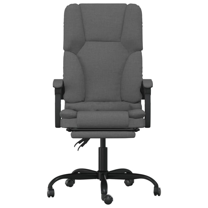 Scaun de birou rabatabil cu masaj, gri închis, material textil - WALTI WALTI