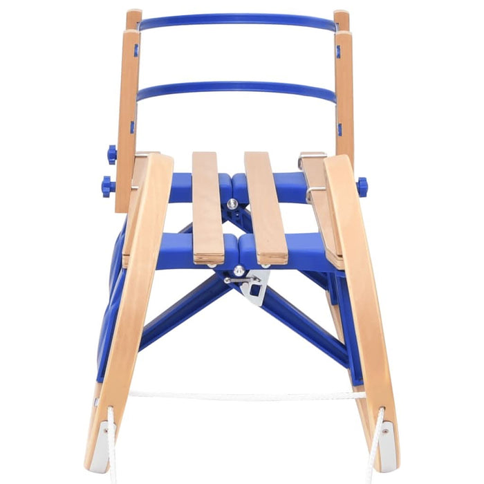 Sanie pliabilă cu spătar, 110 cm, placaj - WALTI WALTI