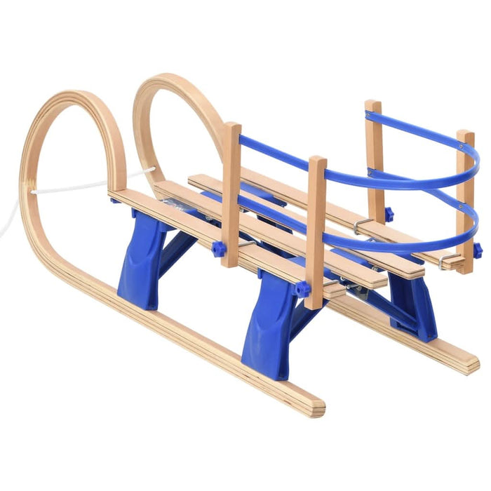 Sanie pliabilă cu spătar, 110 cm, placaj - WALTI WALTI