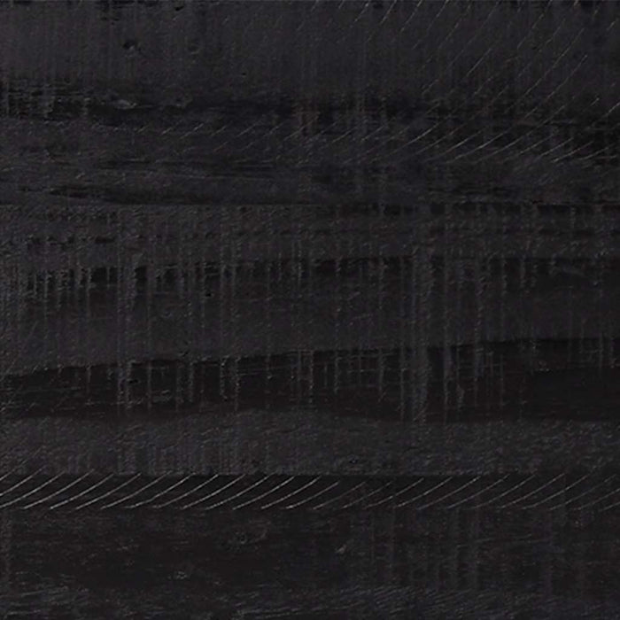 Noptieră, negru, 40x30x55 cm, lemn de pin masiv reciclat - WALTI WALTI