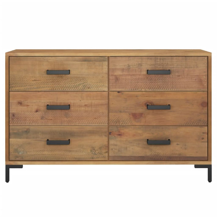 Servantă, maro, 110x35x70 cm, lemn masiv de pin reciclat - WALTI WALTI