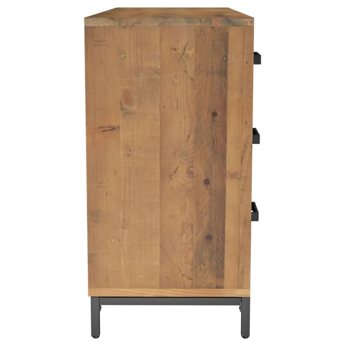 Servantă, maro, 110x35x70 cm, lemn masiv de pin reciclat - WALTI WALTI