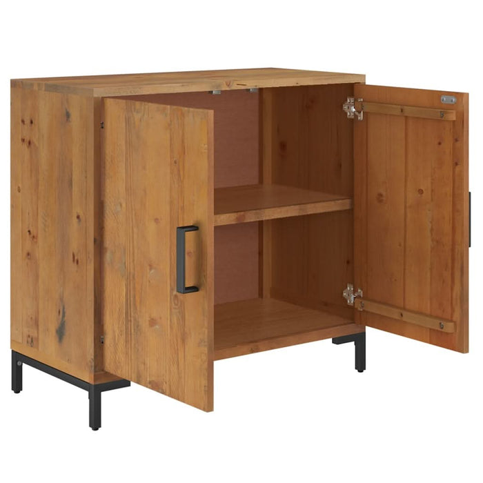 Servantă, maro, 75x35x70 cm, lemn masiv de pin reciclat - WALTI WALTI