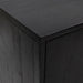 Servantă, negru, 75x35x70 cm, lemn masiv de pin reciclat - WALTI WALTI