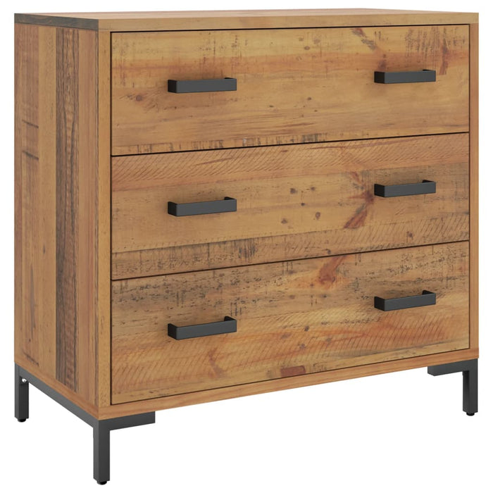 Comodă cu sertare 75x35x70 cm, lemn masiv de pin WALTI