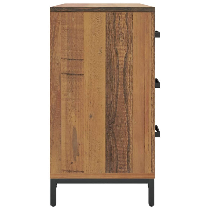 Comodă cu sertare 75x35x70 cm, lemn masiv de pin WALTI