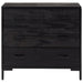 Dulap cu sertare, negru, 75x35x70 cm, lemn masiv pin - WALTI WALTI