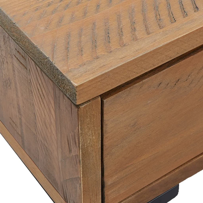 Măsuță de cafea, 90x50x35 cm, lemn masiv de pin reciclat - WALTI WALTI