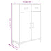 Pantofar, 75x40x110 cm, lemn masiv de pin - WALTI WALTI