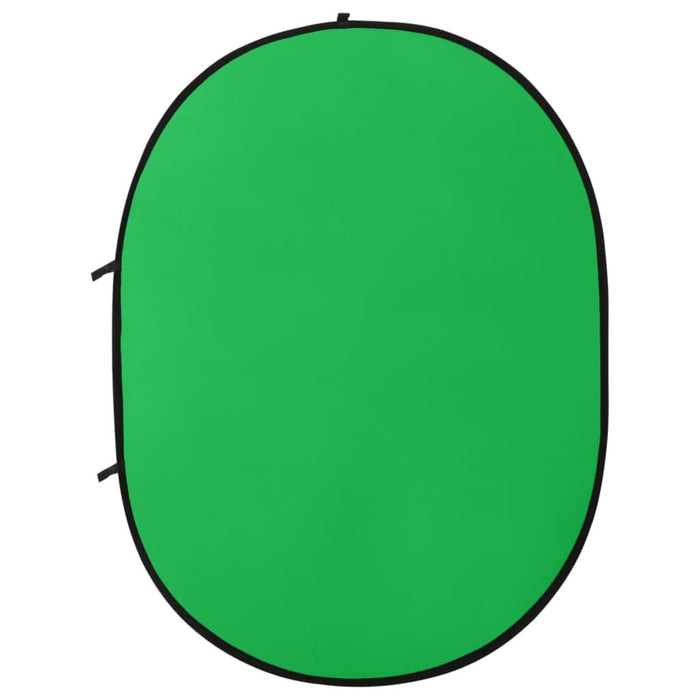 Ecran fundal studio foto 2-în-1 verde&albastru 200x150 cm oval - WALTI WALTI